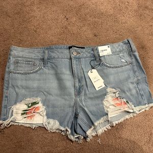 NWT Express Denim Shorts